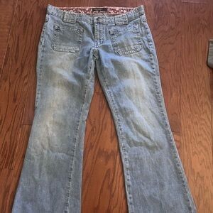 Vintage y2k true low rise flare American eagle jean
